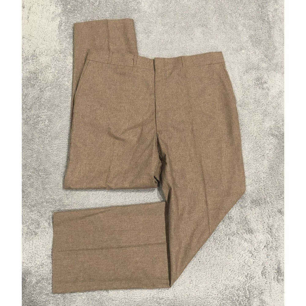 VTG 70s Higgins Slacks 38x32 Wool Flat Front Holleywood Dress Pants Talon Zip
